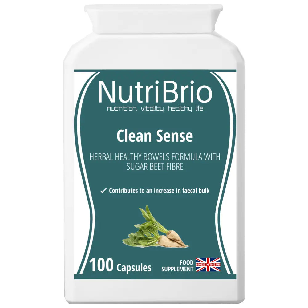 Clean Sense Herbal Colonics Complex (with sugar beet fibre) - from Nutri Brio - Just £12.86