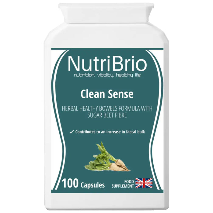 Clean Sense Herbal Colonics Complex (with sugar beet fibre) - from Nutri Brio - Just £12.86