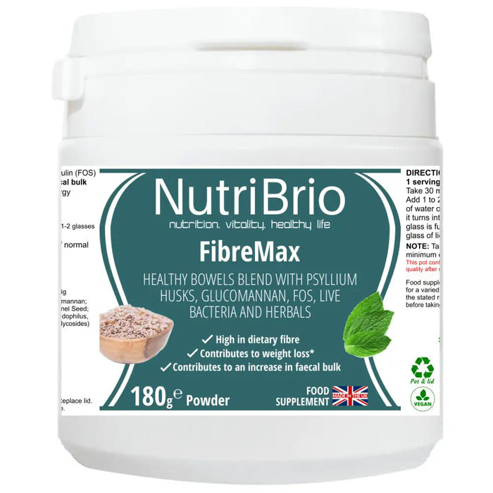 FibreMax High Dietary Fibre, Bulk And Weight Loss Blend - from Nutri Brio - Just £12.80