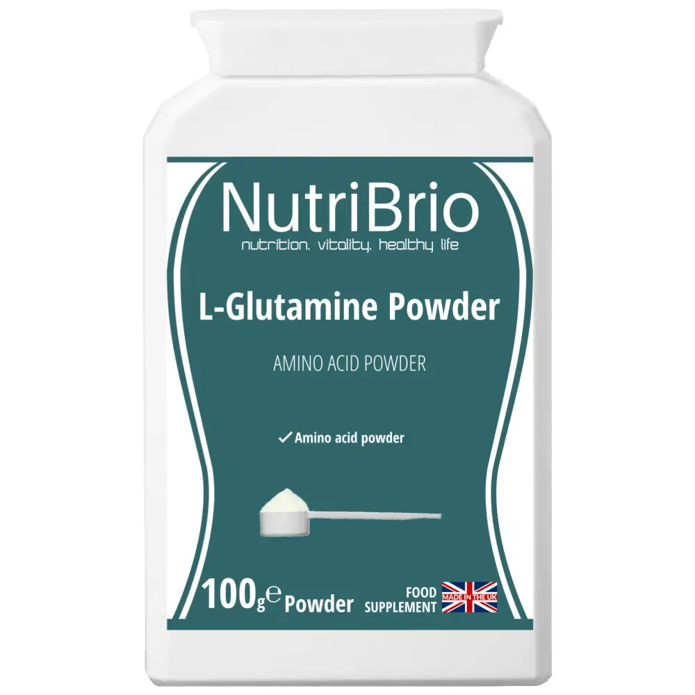 L-Glutamine Amino Acid Powder - from Nutri Brio - Just £13.28