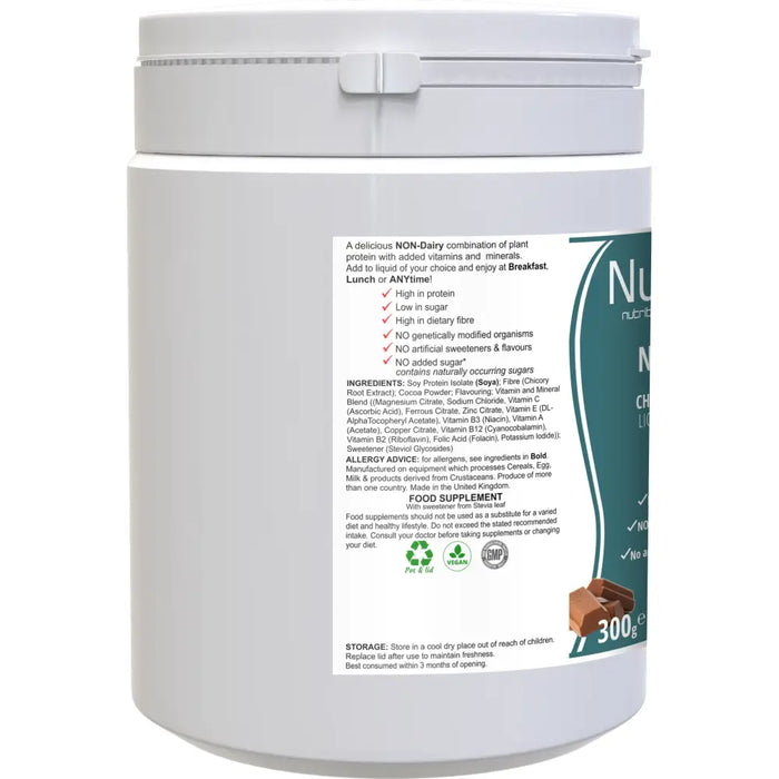 NutriShake: A Dairy-Free And Gluten-Free Chocolate Flavoured Shake -  from NutriBrio - Just £13.70