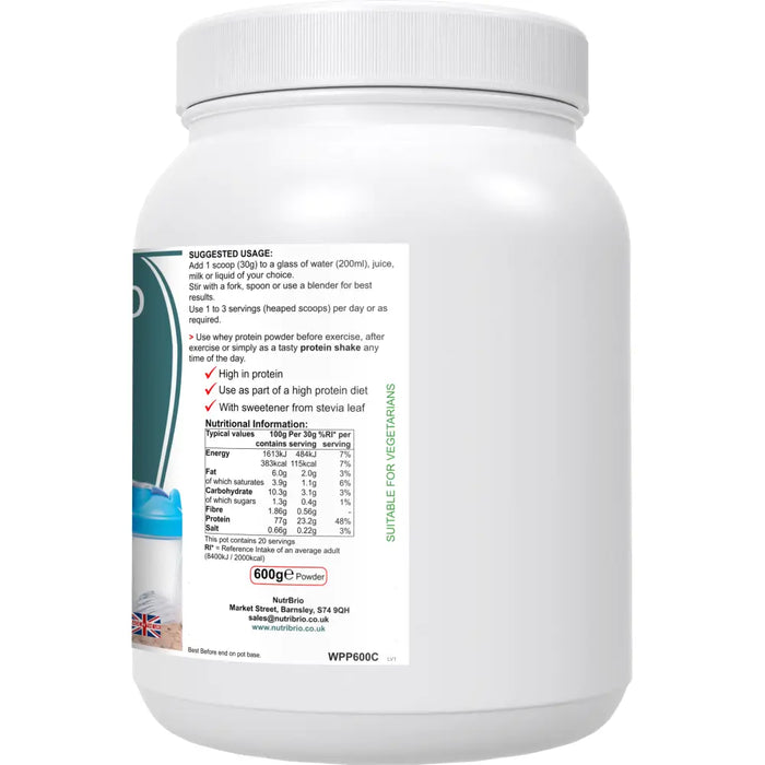 NutriSport: Whey Protein Powder (Chocolate Flavour) - from Nutri Brio - Just £16.60