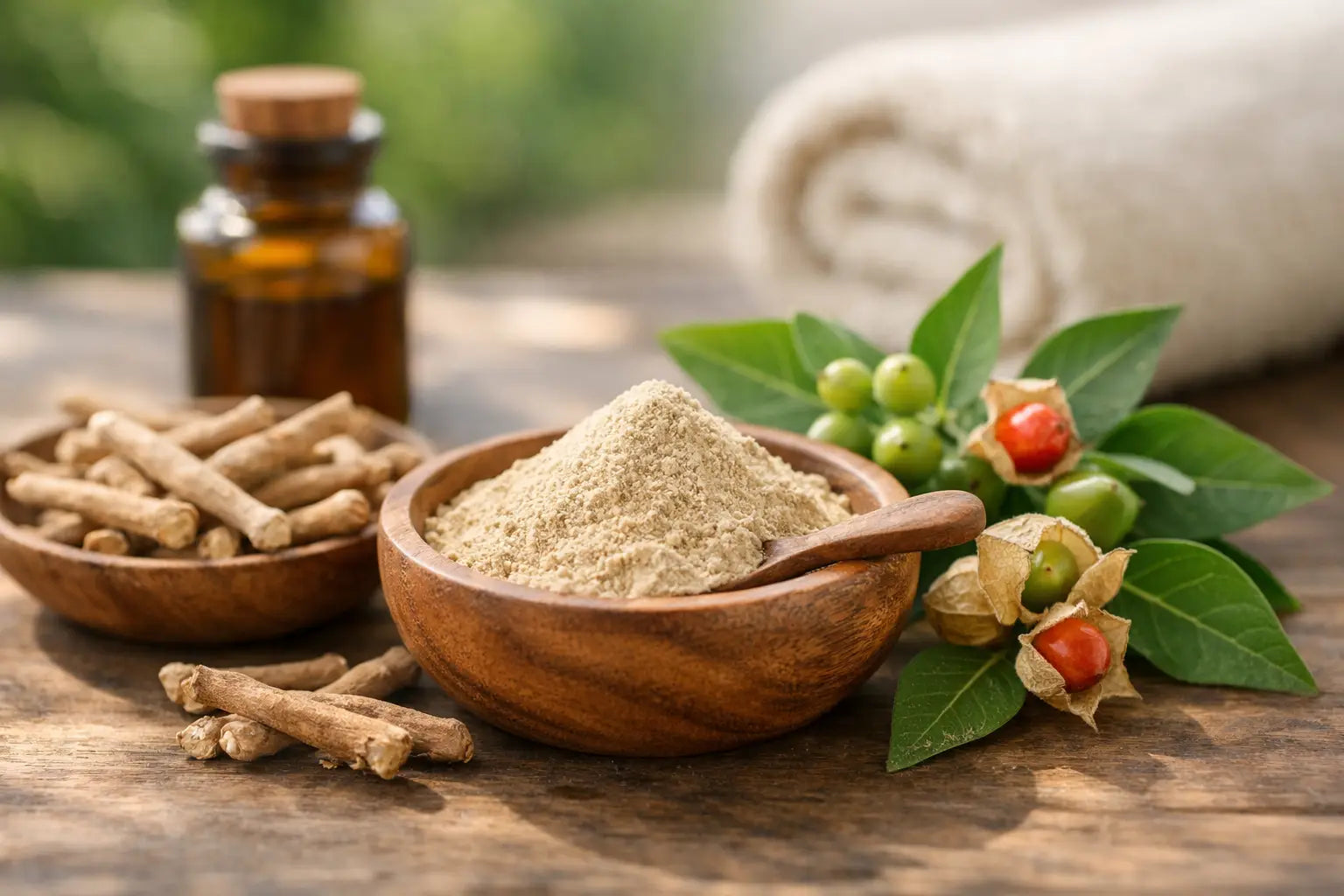 Organic Ashwagandha for Stress Support