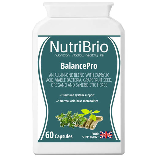 Balance Pro is an all-in-one yeast balance, digestive health, cleanse and detox supplement -  from Nutri Brio - Just £12.39
