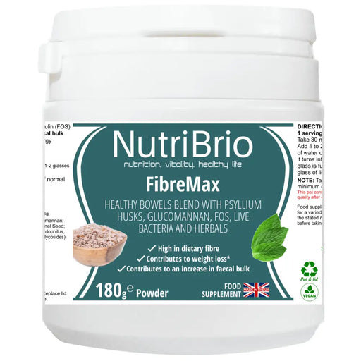FibreMax High Dietary Fibre, Bulk And Weight Loss Blend -  from Nutri Brio - Just £12.80