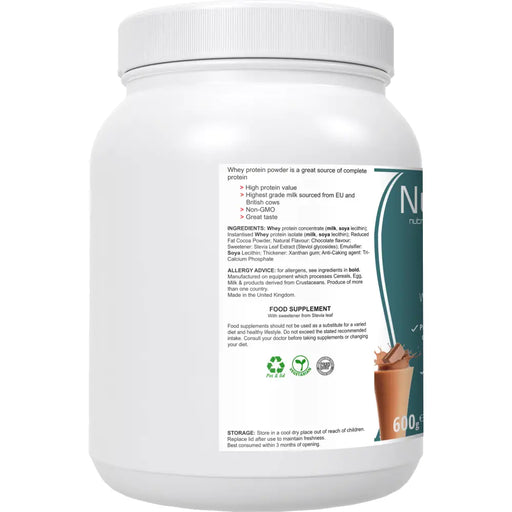 NutriSport: Whey Protein Powder (Chocolate Flavour) -  from Nutri Brio - Just £16.60