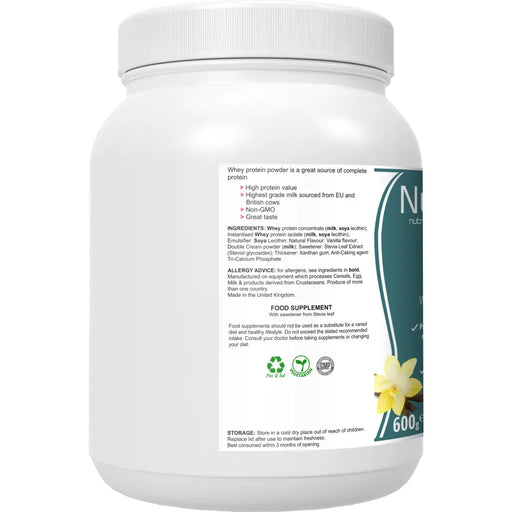 NutriSport: Whey Protein Powder (Vanilla Flavour) -  from Nutri Brio - Just £16.60
