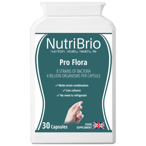 Pro Flora: A Multi-Strain Live Culture Combination (4 billion strength) -  from Nutri Brio - Just £10.76
