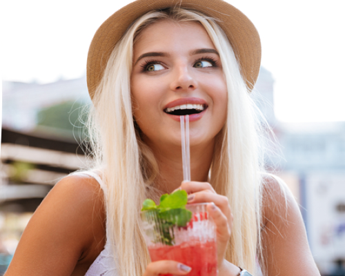 young_lady_drinking_a_meal_shake_with_beautiful_skin