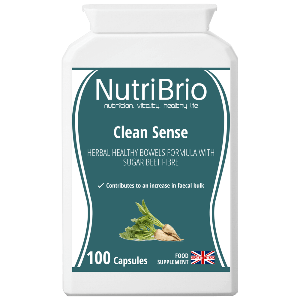 Clean Sense Herbal Colonics Complex (with sugar beet fibre) -  from Nutri Brio - Just £12.86