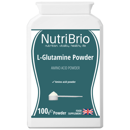 L-Glutamine Amino Acid Powder -  from Nutri Brio - Just £13.28