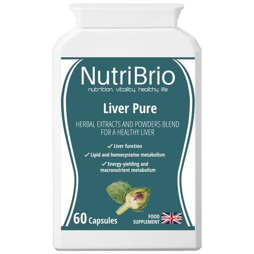 Liver Pure: Liver Function Support Supplements -  from Nutri Brio - Just £13.16
