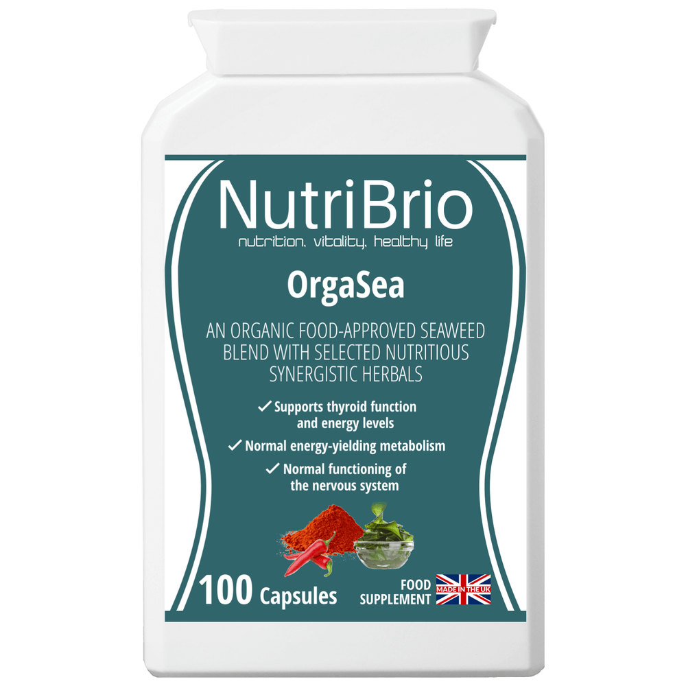 OrgaSea: Organic Seaweed, Vegetable And Herbal Combination Food Supplement -  from Nutri Brio - Just £16.95