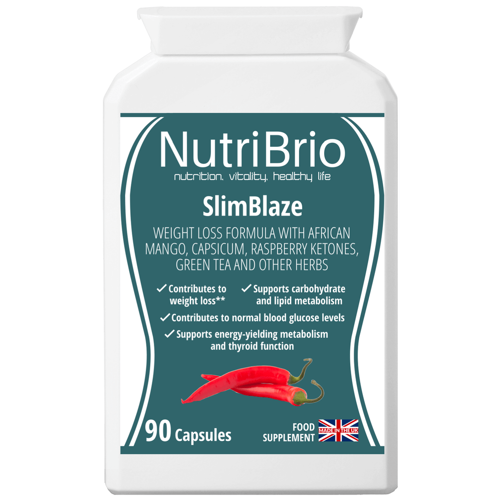 SlimBlaze: An ‘in shape’ Combination Herbal Food Supplement -  from Nutri Brio - Just £14.72